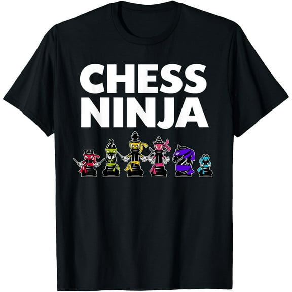 Cool Chess Art For Kids Boys Men Chess Player Chess Lovers T-ShirtMen and women, White Black T-shirt, size: Extra large S-355XL