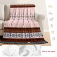 thumbnail image 5 of Farmhouse Boho Blanket Soft Cozy Warm Throw Blanket for Couch, Plush Fuzzy Flannel Fleece Blankets for Sofa, Retro Ethnic Traditional Patterned Bed Blankets Lightweight Gifts for Women, 32"x48", 5 of 9