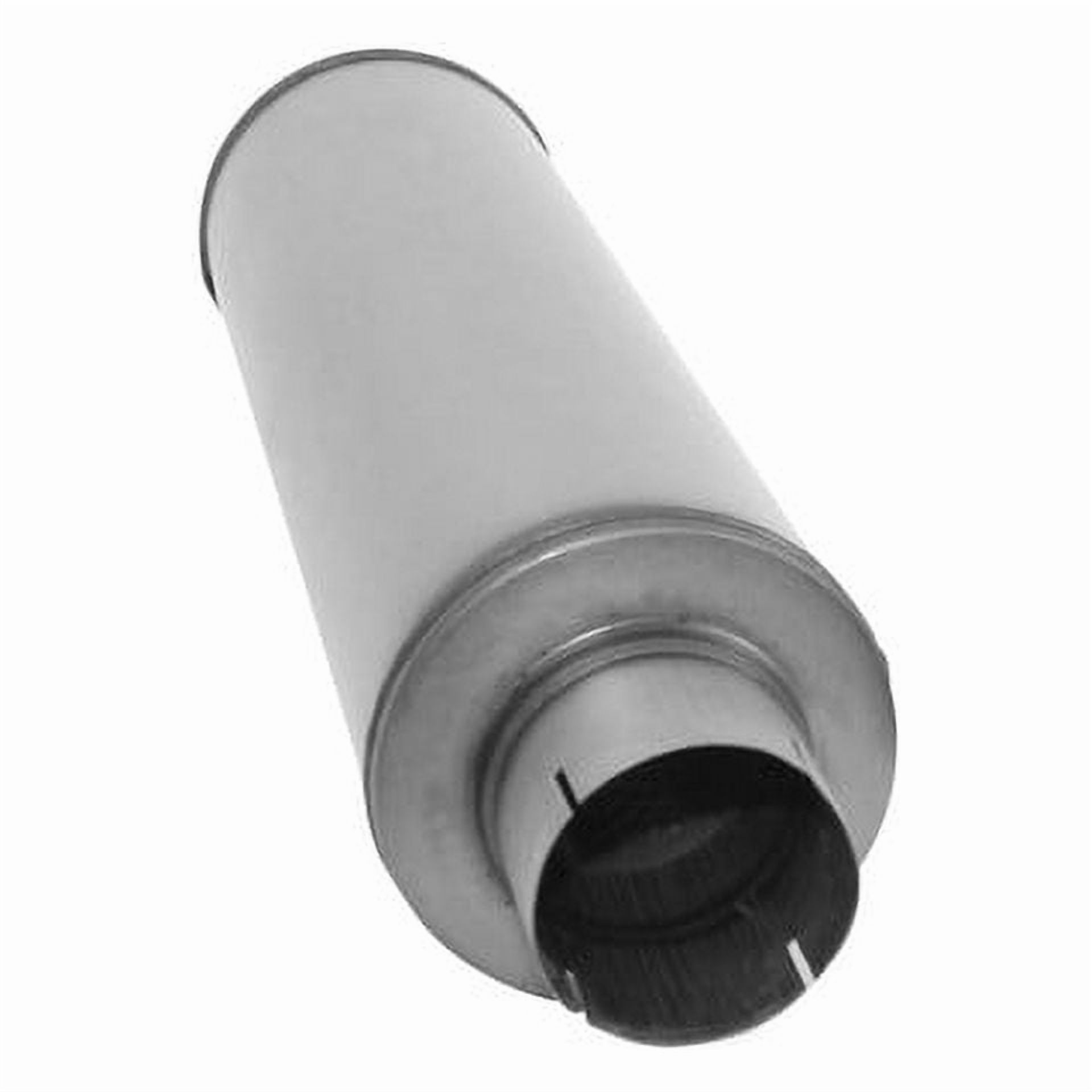 AP EXHAUST PRODUCTS XS2772 MUFFLER - XLERATOR STAINLESS STEEL, ROUND, 30IN OAL, 4IN