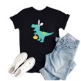 thumbnail image 1 of Hauts d'Été Grande Taille pour Femmes, T-Shirts Imprimés Tendance Grande Taille à Col Rond, Manches Courtes, T-Shirts Graphiques, T-Shirt à Col en V pour Femmes en Liquidation, 1 of 6