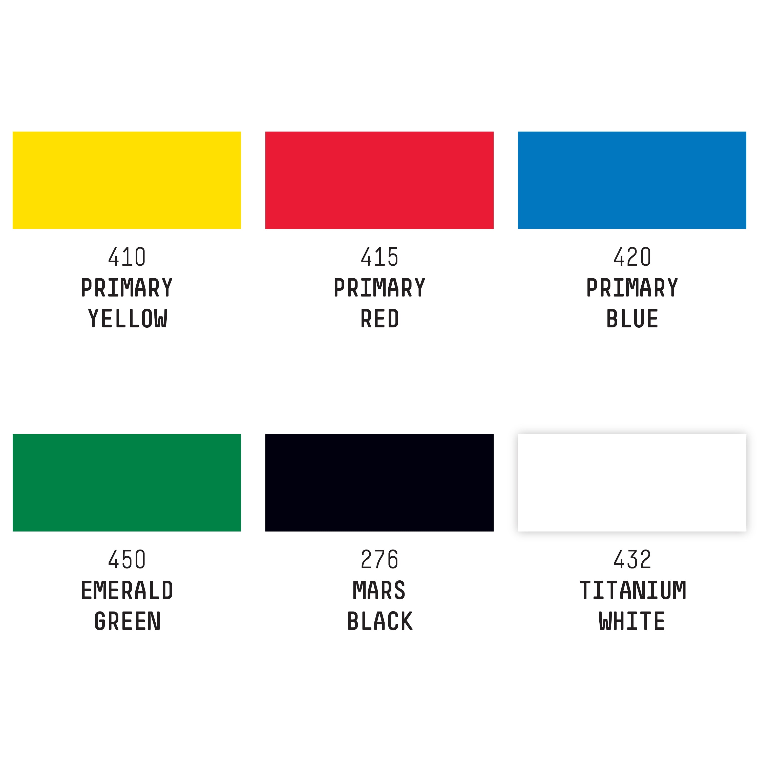 Liquitex Professional Acrylic Gouache, Set, 6-Colors, 59ml, Primaries