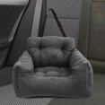 thumbnail image 3 of Asiento elevador para perros, sofá ligero y cómodo, asiento de coche duradero para perros para Kitty Gris oscuro jinwen Asiento elevador de coche para mascotas, 3 of 8