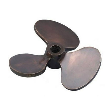 Handcrafted Model Ships PH-1229A-AC 4 in. Antique Copper RMS Titanic Propeller Paperweight
