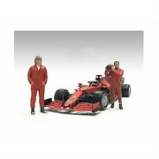 American Diorama AD-76449 Racing Legends 70s Diecast Figures for 1-43 Scale Models - Set of 2