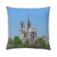 thumbnail image 2 of Ahgly Company Sites Notre Dame de Paris Outdoor Throw Pillow, 18 inch by 18 inch, 2 of 6