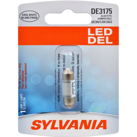 SYLVANIA DE3175 mini lampe DEL BLANCHE SYL, emballage de 1