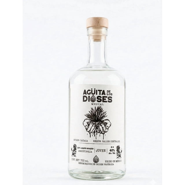 Mezcal Artesanal Agüita de los Dioses - Espadín 40% Alc. AGÜITA DE LOS DIOSES Agüita de los Dioses Mezcal Artesanal