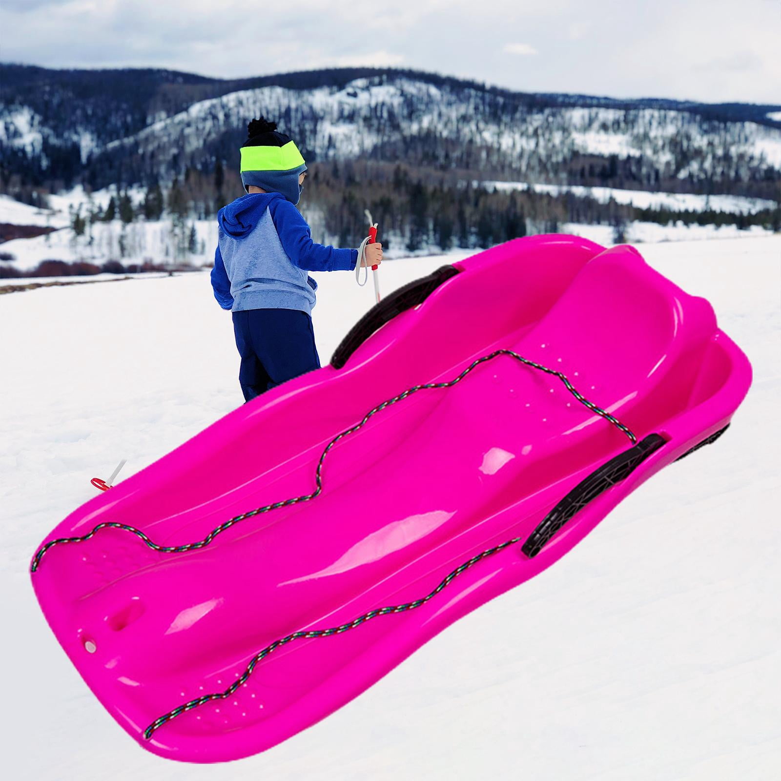 Luge De Neige Avec Poignée - Planche De Descente Pour Enfants, Neige, Herbe, Sable - 8