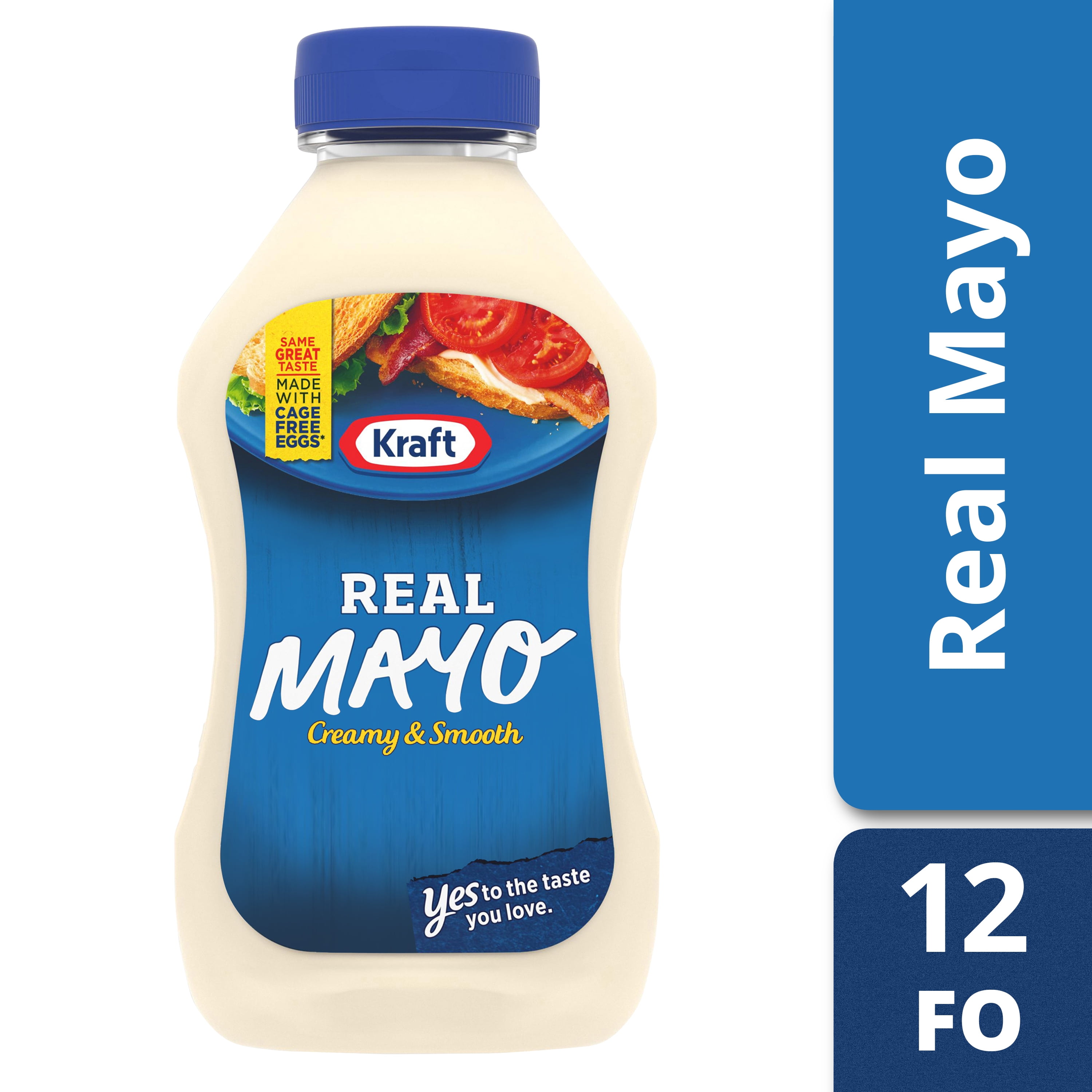 Kraft Real Mayo, 12 fl oz Bottle