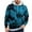 Blue, variant on Men's Hoodies Pullover Hoodies Sweatshirts Modern Tie Dye Hoodie Casual Fall Winter