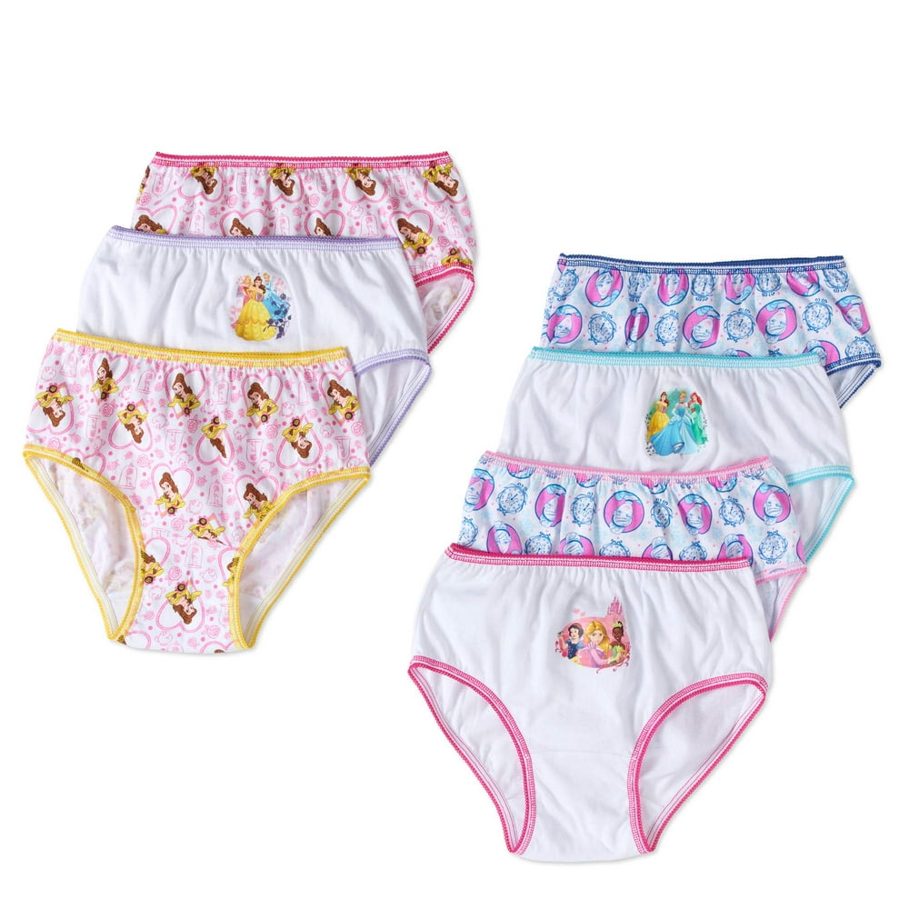 Disney Princess Princess Girls' Underwear, 7Pack