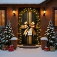 thumbnail image 6 of Upgraded 35 X 71 Inch Christmas Door Cover Christmas Door Curtain Christmas Day Door And Wall Decoration Festival Party Decoration F, 6 of 9