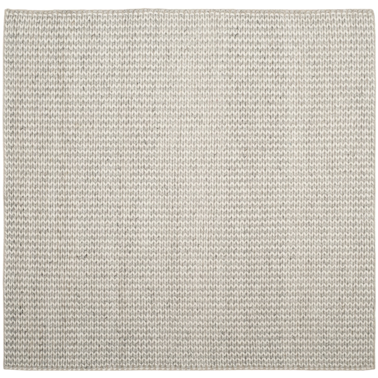 SAFAVIEH Natura Madrid Geometric Runner Rug, Ivory/Silver, 2'3" x 12'