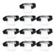 thumbnail image 1 of 10 Uds. Portatarjetas de brazalete ajustable impermeable de PVC gancho y bucle portatarjetas de identificación para oficina, negocios y escuela, 1 of 5
