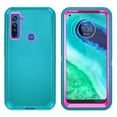 thumbnail image 6 of Asuwish Compatible with Motorola Moto G8/G Fast 2020 Phone Case Hybrid Rugged Shockproof Hard Protective Drop Proof Full Body Heavy Duty Mobile Cell Cover for MotoG8 8 8G XT2045-3 Women Men Green, 6 of 8
