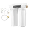 thumbnail image 1 of VEVOR RV Water Filter System 2-Cartridge Water Filtration for Campers RVs Boats, 1 of 9