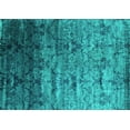 thumbnail image 1 of Ahgly Company Indoor Rectangle Abstract Turquoise Blue Contemporary Area Rugs, 2' x 4', 1 of 4