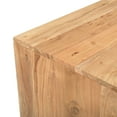 thumbnail image 4 of Lux Solid Wood 48" Modern Angled Coffee Table, 4 of 6