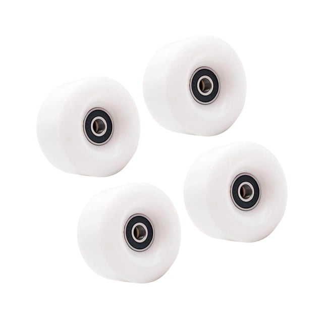 facefd Roue de Patin en Ligne PU Résistante à l'Usure 58mm 82A Roues de Remplacement Blanc