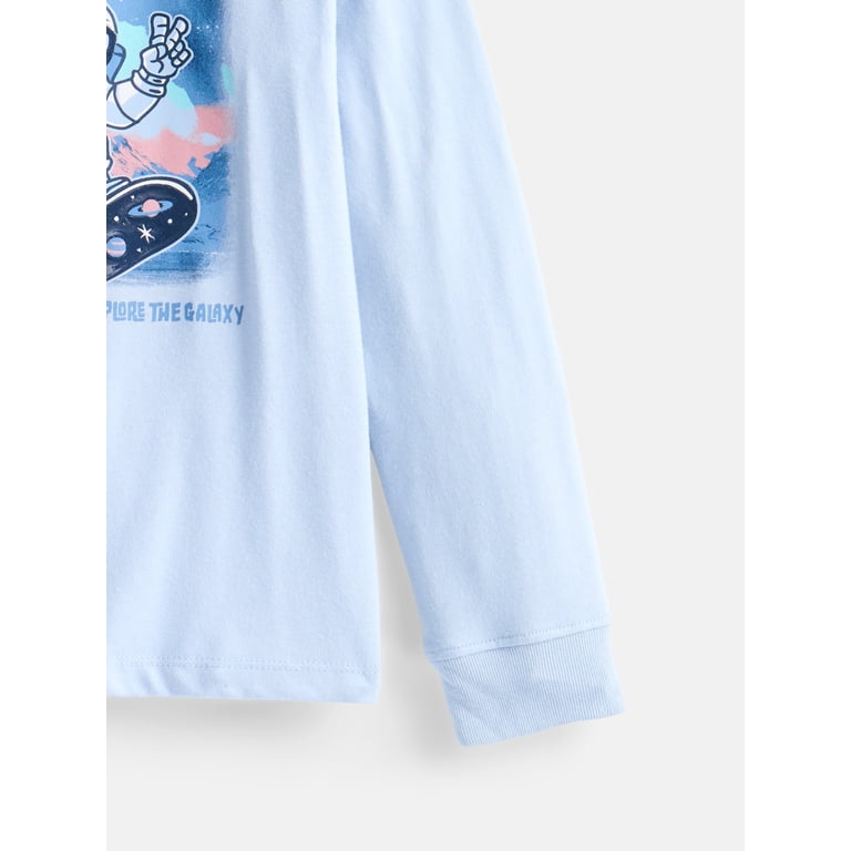Wonder Nation Boys Solar System Graphic Long Sleeve Tee photo 3
