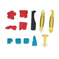 thumbnail image 1 of Henmomu Racleur Plaque Kit, Racleur de Colle, Plaque de Racleur en Silicone de Colle Coin Plancher Calfeutrage Scellement Outils de Remplacement, 1 of 8