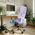 thumbnail image 3 of Xoenoiee Boho Mandala Marble Print Office Chair Cover Stretchable Universal Computer Chair Cover Soft Washable Seat Covers Dustproof Desk Armchair Rotating Chair Slipcovers, S, 3 of 7