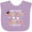 Lavender, variant on Inktastic My Dad Graduated and I'm Super Proud Boys or Girls Baby Bib