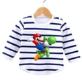 thumbnail image 3 of Camisetas de algodón suave con dibujos animados para niños, camiseta bonita de manga larga de Super Mario para bebés, camisetas para niños y niñas, ropa de jersey para bebés, 3 of 5