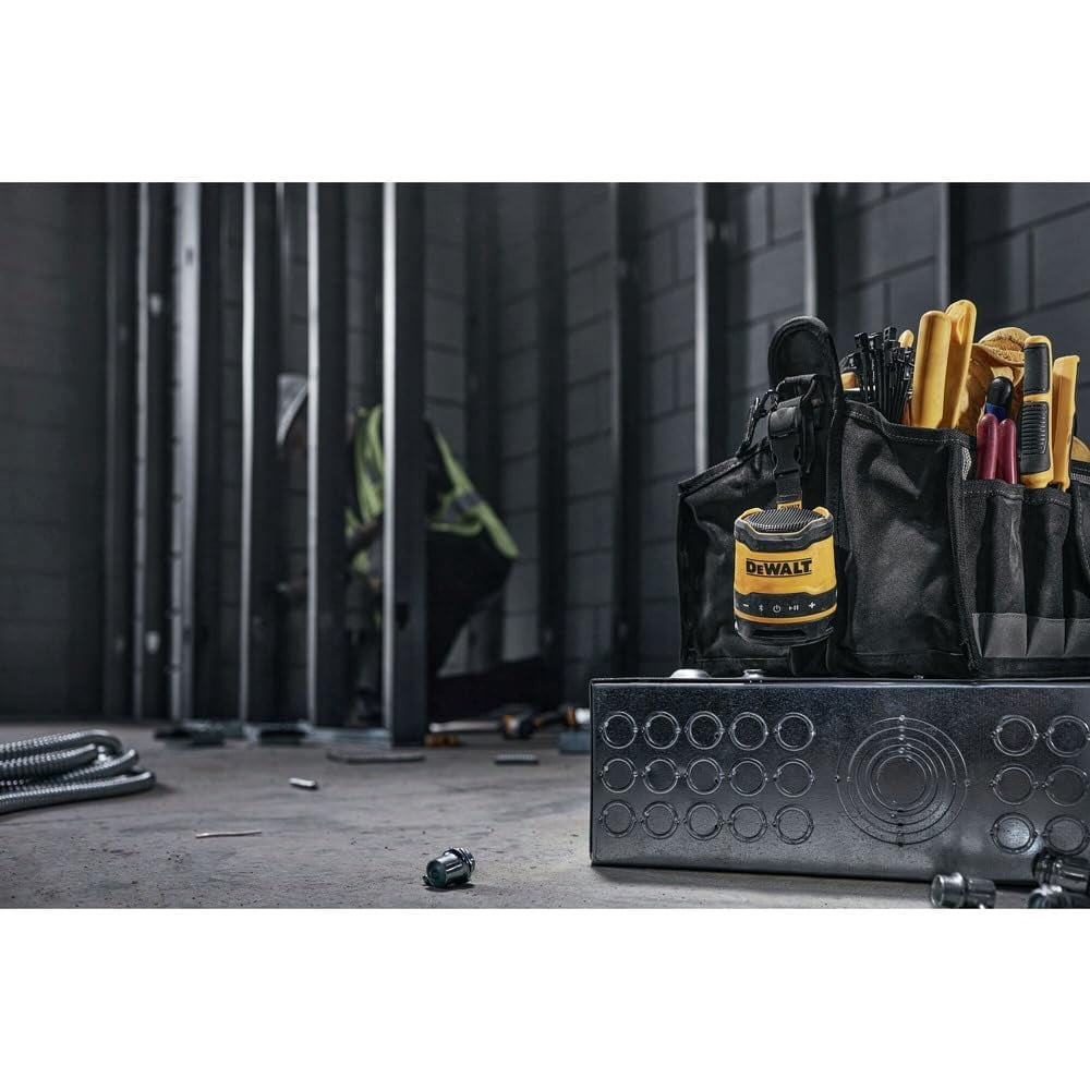 DeWalt DCR008 Rechargeable USB-C Bluetooth Speaker - Quantity 1