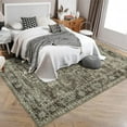 thumbnail image 3 of 2ft*6ft/4*6ft/5ft*7ft/8ft*10ft/9ft*12ft Washable Rugs, Rug Distressed Vintage for Living Room Bedroom Oriental Floral Office Rug Low Pile Neutral Soft Nursery Rug Non Slip Farmhouse Floor Cover, 3 of 9