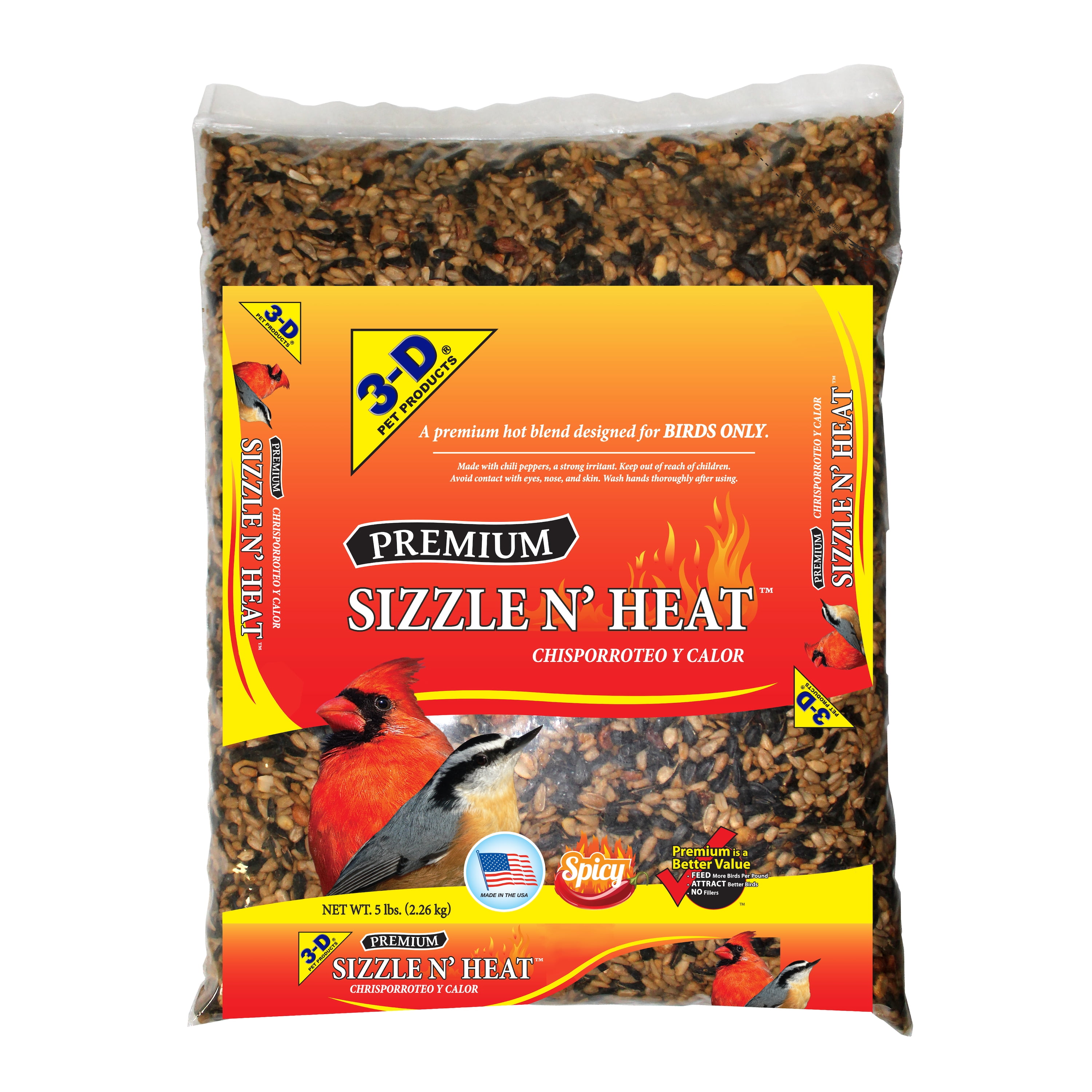 Birds on the Brink Parrot Food Fortified Daily Blend no sunflower seed  10lb 