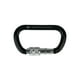thumbnail image 1 of Mosqueton De Aluminio Tipo D Con Seguro 25Kn Gim Sports  Gm-100, 1 of 3