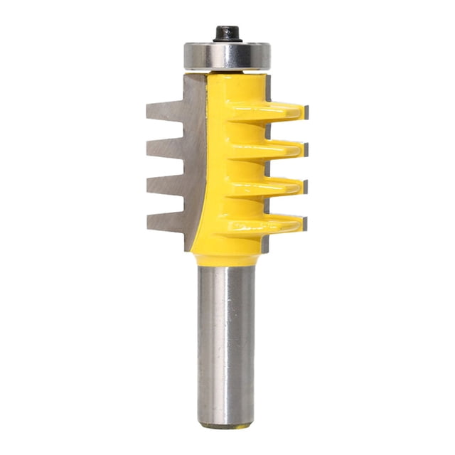 1/4 Router Steel Shank Bit Wood Tongue T-shape Hardened Solid Bit Tools & Home Improvement