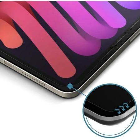 ZAGG - InvisibleShield Glass Elite VisionGuard+ Blue Light Filtering Screen Protector for Apple iPad mini (6th Generation 2021) - Clear
