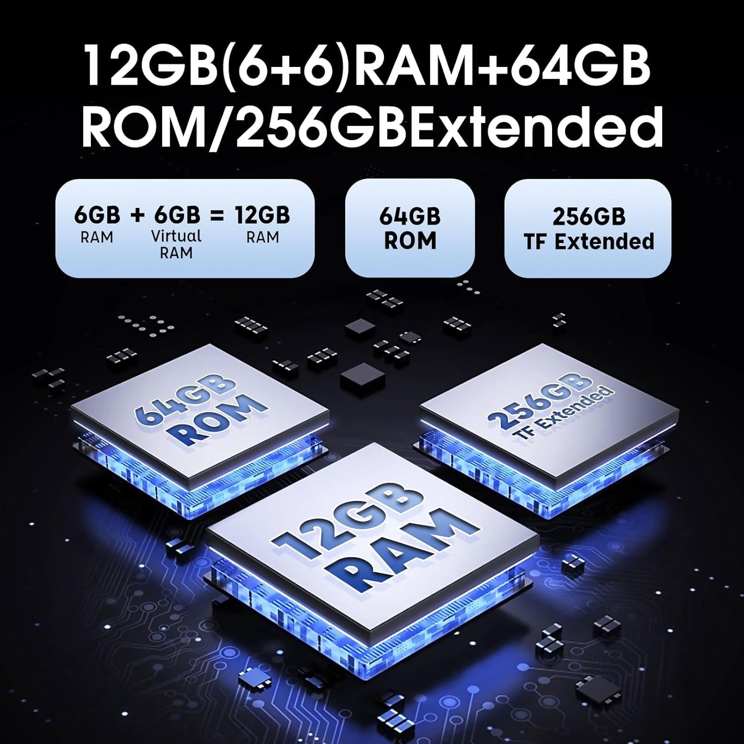 Ulefone Armor X13 Rugged Phone, 12 64GB, 50MP Rear Camera, 24MP Night Vision Camera, Android 15 OS Rugged Smartphone