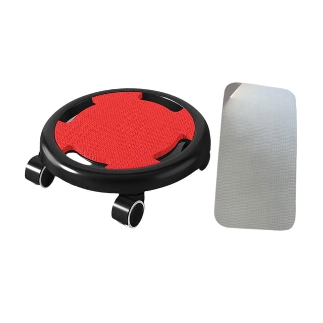Colaxi Disque d'Entraînement Abdominal Portable pour Femmes Hommes Usage Domestique Exercice Noir