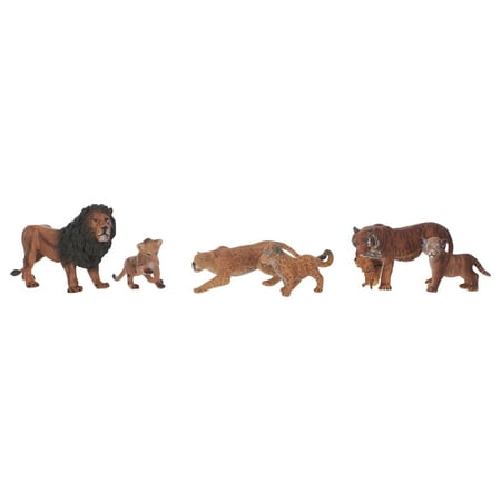 Class Collections Lion Cheetah Tiger Families Animal Figure Playset  5 Inch  6 Piece price history on PriceWatchPro
