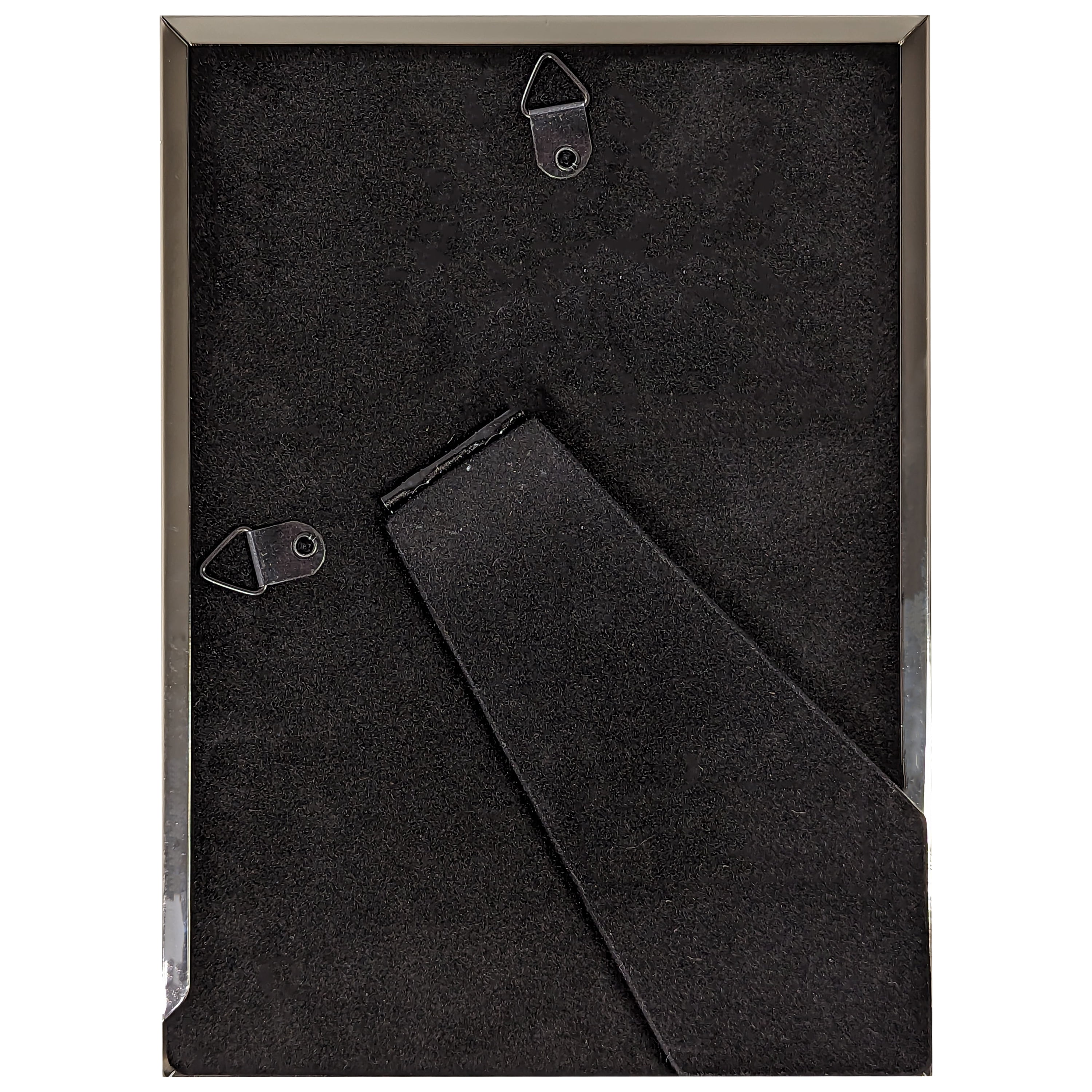 Mainstays 4 x 6 Silver Finish Metal Picture Frame, Tabletop or Wall Display