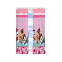 Paw Patrol Girl Best Pup Pals Kids Room Darkening Window Curtain Panels, 63-inches in L, Set of 2