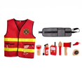 thumbnail image 1 of Chaleco De Bombero Para Niños, Juguete De Simulación, Regalos, Juego De Rol De Bombero De Madera, Diseño Educativo Realista, Juego De Rescate De Incendios Para Niños En Edad Preescolar., 1 of 7