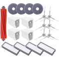 thumbnail image 1 of Para Qrevo MaxV, Qrevo S, Qrevo Pro Robot Aspirador Cepillo Lateral Principal Filtro Hepa Almohadilla para Fregona Kit de Accesorios para Bolsa de Polvo, 1 of 5