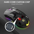 thumbnail image 3 of CHUANK Gaming Mouse Wireless USB Rechargeable 7 color LED Backlight optical mice for PC, 3 of 12