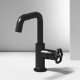 thumbnail image 4 of Ruxton Single Handle Single Hole Bathroom Faucet in Matte Black, 4 of 12