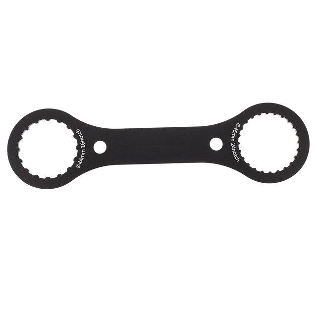 Minkissy Bottom Bracket Tool 1Pack for Cyclists in Black Aluminum Alloy 23X6CM