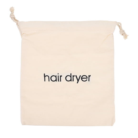 Bolsa para secador de pelo, bolsa con cordón ajustable, estuche para guardar el secador.