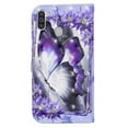 thumbnail image 3 of Galaxy A11 Case Wallet, Allytech Slim Fit 3D Pattern Design Folio Flip Shockproof Kickstand Cards Slots Anti-slip Magnetic Clasp Wallet Case Cover for Samsung Galaxy A11, Butterfly, 3 of 6
