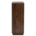 thumbnail image 2 of Baxton Studio Matte White Walnut Finished 5-Drawer Wood Chest, 2 of 8
