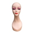 thumbnail image 3 of Mannequin pour Femme Chauve Mannequin pour Femme Support de Tête 48 cm Style Multifonction A, 3 of 8