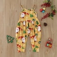 thumbnail image 2 of RIJOPUTY Baby 1st Christmas Outfit Boy Christmas Outfits for Girls Size 6-7 2t Girl Christmas Toddler Winter Clothes Girl Gymnastics Outfits Girls, Yellow 3-4 Years, 2 of 9