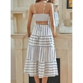 thumbnail image 6 of Biezeib Women’s Summer Long Dress Sleeveless Spaghetti Strap Tie-up Back Loose Dress Cutout Dress, 6 of 6